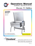 Cleveland SEL-40-T1 Service manual