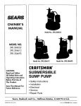 Sears 390.304692 Owner`s manual