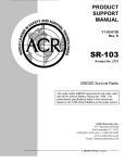 ACR Electronics SR-103 Specifications