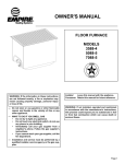 Empire Heating Systems 7088-5 Owner`s manual