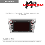 Macrom M-AVM6030 User`s manual