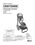 Craftsman 580.752340 Operator`s manual