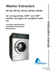 Alliance Laundry Systems WF305 Specifications