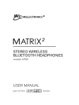 Matrix AF62 User manual