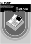 Sharp ER-A220 Instruction manual