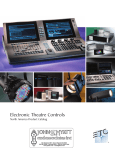 Electronic Theatre Controls Sensor System information