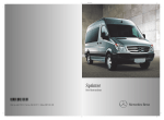 Mercedes-Benz Sprinter 2011 Operator`s manual