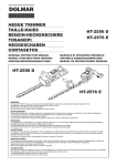 Dolmar HT-2576 E Instruction manual