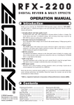 Zoom RFX-2200 Specifications