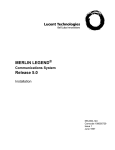 AT&T Merlin Legend 7102 Instruction manual