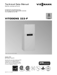 Viessmann VITODENS 222-W Technical data