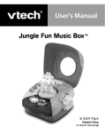 VTech Jungle Fun Music Box Pink Instruction manual