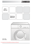 Zanussi ZWF 1423 User manual