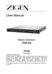 Zigen HX-88 User manual