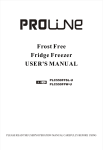 Proline PLC550FFW-U User`s manual