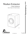 Alliance Laundry Systems CHM1772C Service manual