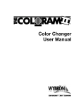 Wybron Coloram II User manual