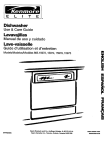 Sears Kenmore 665.15972 Use & care guide