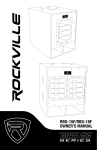 Rockville RBG-18F Owner`s manual