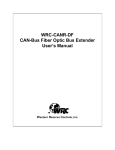 Western Reserve Controls WRC-CANR-DF-DN User`s manual
