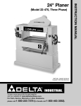 Delta  Three Phase 1342457 06-03-05 Instruction manual