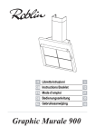 ROBLIN GRAPHIC MURALE 900 Instruction manual