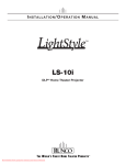 Runco LIGHTSTYLE LS-10D Specifications