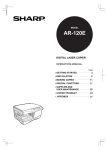 Sharp AR-150E Specifications