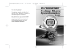 Microsport In-Line Skate Operating instructions