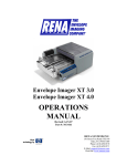 Rena Envelope Imager XT 3.0 Troubleshooting guide