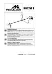 McCulloch MAC MAC 250 Instruction manual