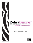 Zebra SAP Smart Forms and Zeberea Print Specifications