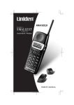 Uniden ANA9310 Owner`s manual