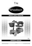 Wheeltech MONTE CARLO Owner`s manual