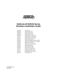 ADTRAN Quad T1 IMA Installation guide