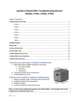 Aprilaire 1770A Dehumidifier Troubleshooting Guide