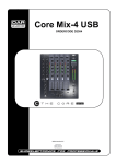 DAPAudio Core Mix-4 USB Product guide