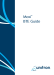 Unitron Moxi Kiss Operating instructions