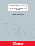 Baumatic P61SS User manual