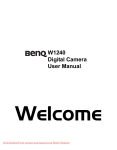 BenQ W1240 User manual