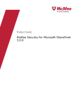 Security for Microsoft SharePoint 3.0 Product Guide