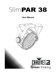 Chauvet SlimPAR 38 User manual