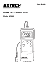 Extech Instruments 407860 User guide