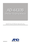 A&D AD-4430B Product specifications