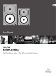 Behringer TRUTHB2031A User manual