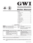 Union Steam GWI Operating instructions