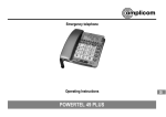 Amplicom PowerTel 60 plus Operating instructions