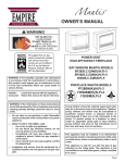 Empire Comfort Systems CP Owner`s manual