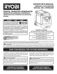 Ryobi RYi2200A Operator`s manual