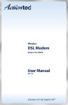 ActionTec 11Mbps Wireless Access Point User manual
